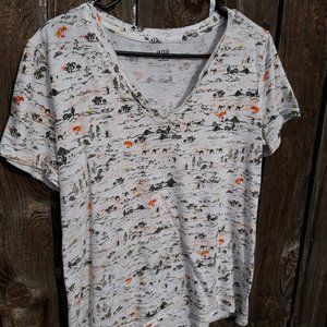 ANA Fun Desert Print Tee Shirt